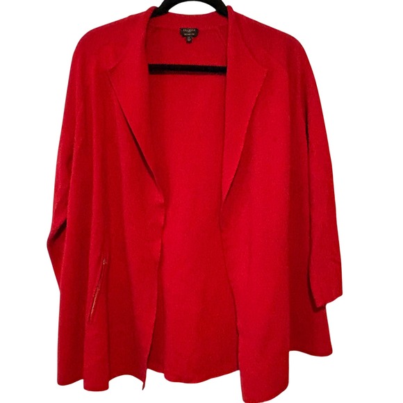 Talbots Sweaters - Talbots Women's Holiday Red 100% Merino Wool Coatagan in Size 2X